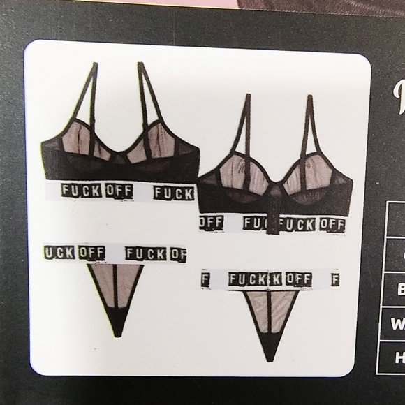 Vibes by Fantasy Lingerie Bra G-String Panty Set #I - Picture 6 of 6